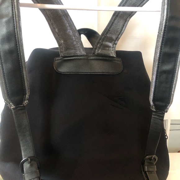 Zara Black Neoprene Backpack - Picture 3 of 6
